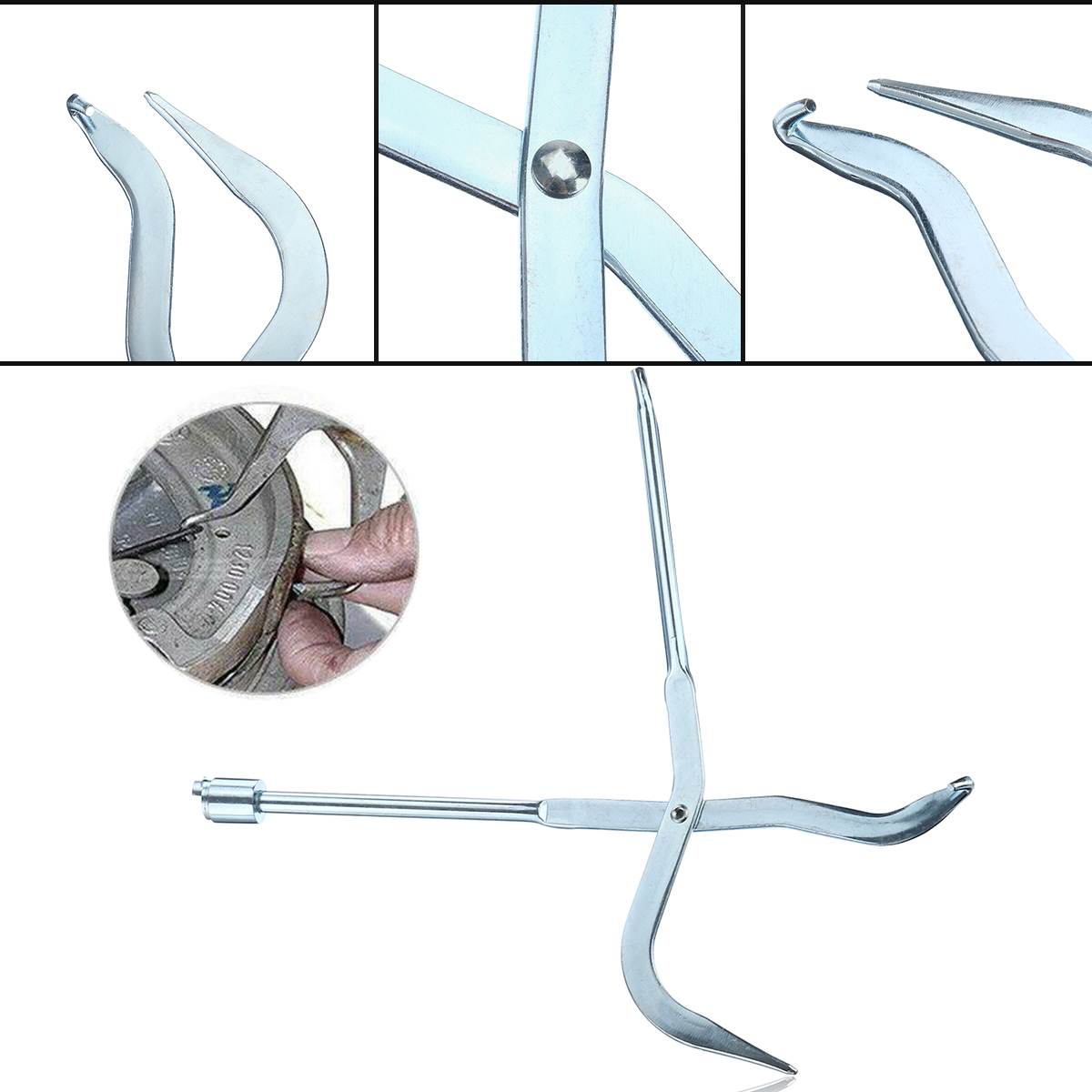 Portable Brake Spring Removal Plier Brake Drum Pliers Brake Spring Installer Car Repair Tools Brake System Hand Tool 31cm