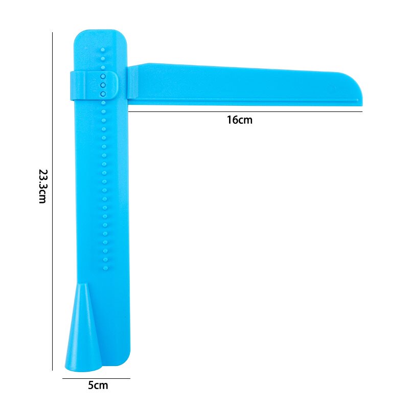 Cake Slicer Adjustable 5 Layers Leveler Cutting Fixator Guide Tool Stratification Auxiliary Slicing Bread Slice Even Tools: SKY BLUE