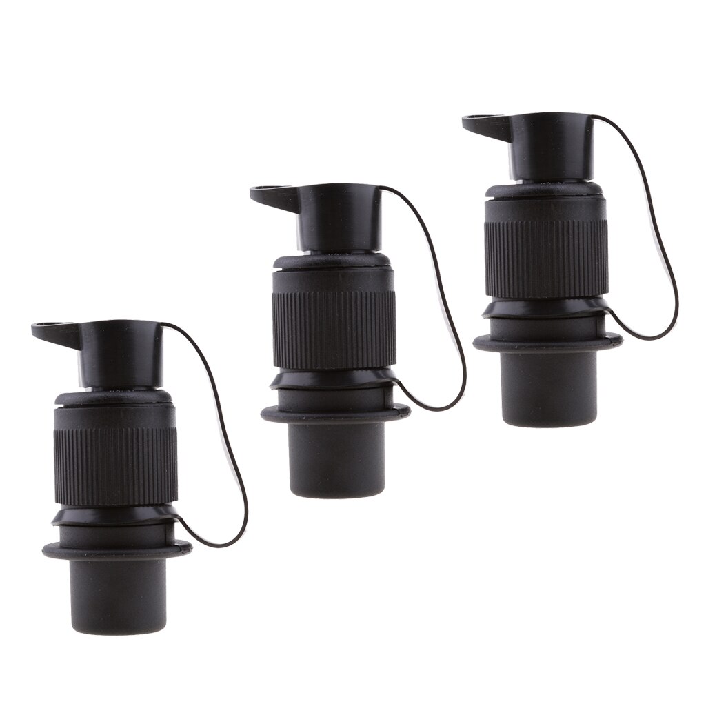 3 Piece Waterproof 3 Pin Electrical Connector Trailer Caravan RV Plug Socket