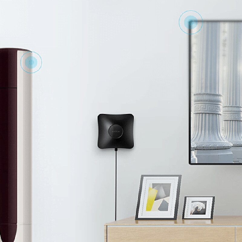 Broadlink-control remoto Universal RM4 PRO Smart Home, Wifi, RF, IR, HTS2, Sensor de temperatura y humedad, funciona con Alexa y Google