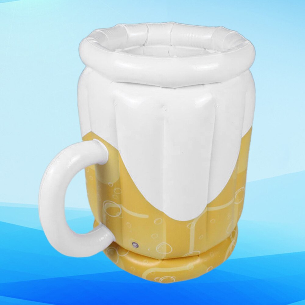 1PC Inflatable Beer Ice Bucket Thickening Beer Storage Container Serving Beer Ice Barrel Outdoor Beer Ice Bucket for Beach Store