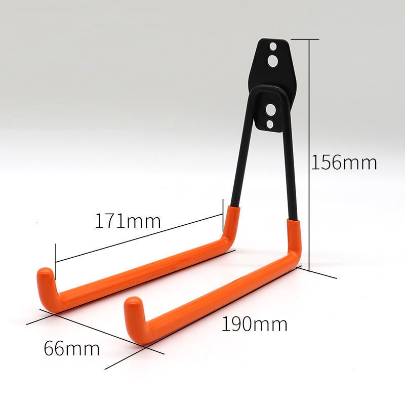 Soporte para bicicleta, gancho de montaje en pared para bicicleta, soporte de estacionamiento para herramientas colgantes, organizador de herramientas de almacenamiento de almacén, accesorios para bicicleta: Morado