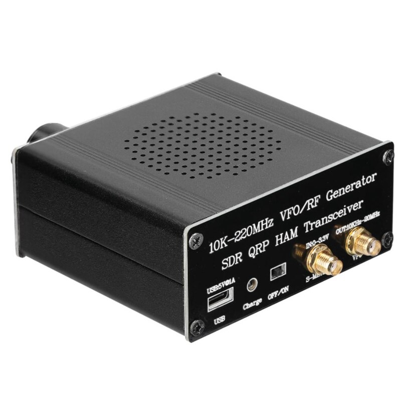 20K-220MHz Superheterodyne Receiver SDR HAM QRP Transceiver RF Generator Radio Debugger for Homebrew QRP Transceivers