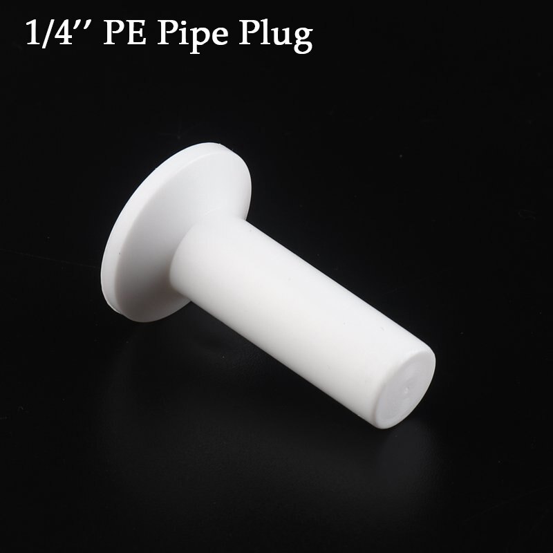 20Pcs 1/4 "Pe Pijp Connector Waterzuiveraar Omgekeerde Osmose Water Pijp Pom Socket Gewrichten H Tuin irrigatie Buis Adapter