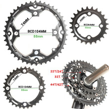 Mountainbike cykel kædehjul krumtap tandplade 22t 24t 32t 42t 44t cykling stål ultralette krank kædehjul tilbehør