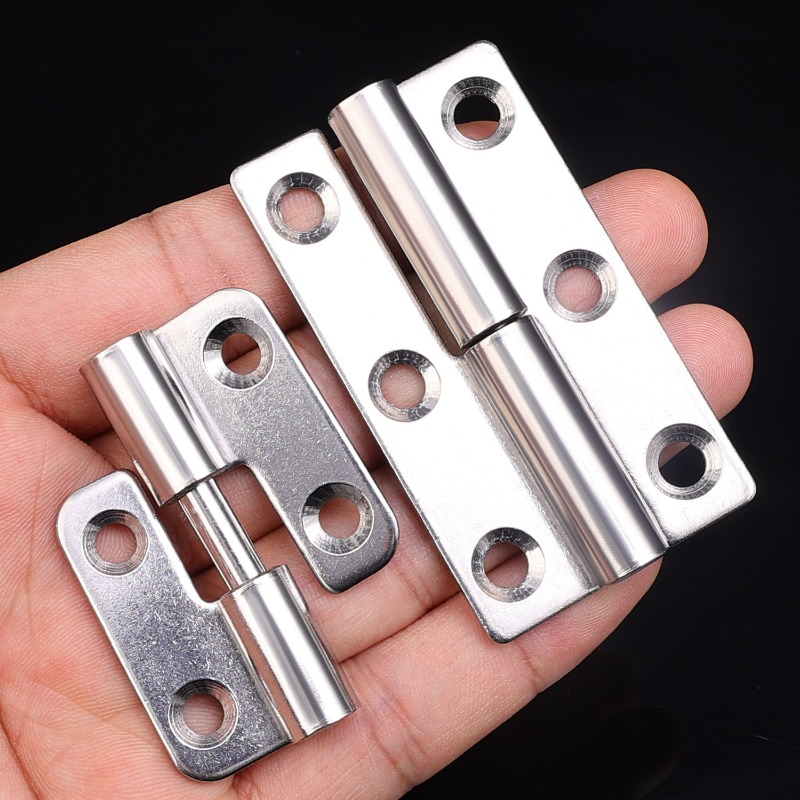 1-10Pcs Detachable Hinge Slip Joint Flag Lift Off Stainless Steel Removable Swing Hinge for Home Cabinets Wardrobes and Doors