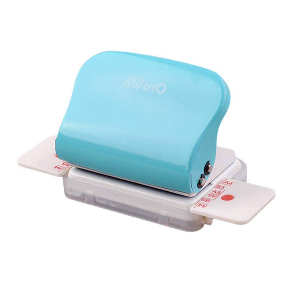 6 Holes Hole Puncher Diy A4 A5 B5 Loose Leaf Paper Hole Machine Binding Planner Scrapbooking Paper Standard Hole Punch Punc O1i7: blue