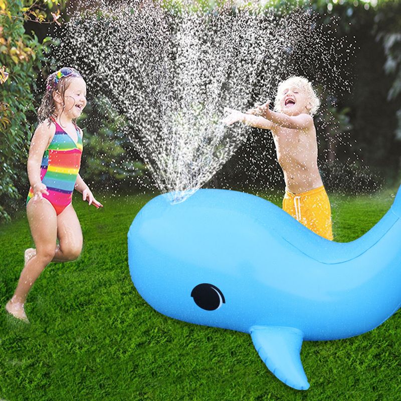 Kids Opblaasbare Spray Water Pad Leuke Cartoon Dier Dolfijn Water Mat Play Zwembad Outdoor Spelen Gazon Sprinkler Speelgoed