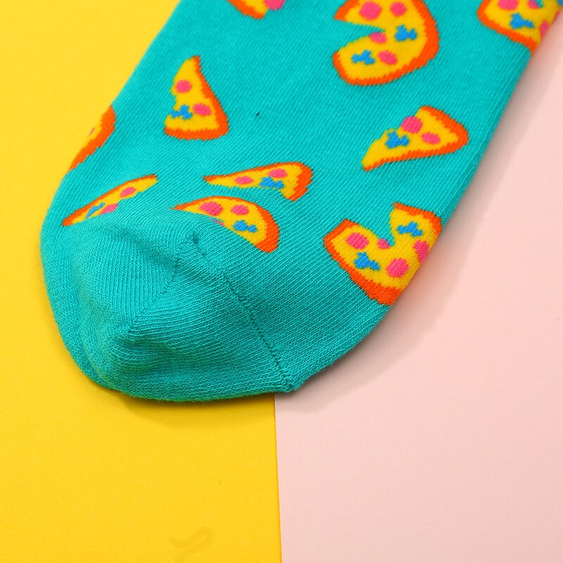 Novelty Food Pattern Socks - Funny Kawaii Cotton Casual Crew Socks for Kids