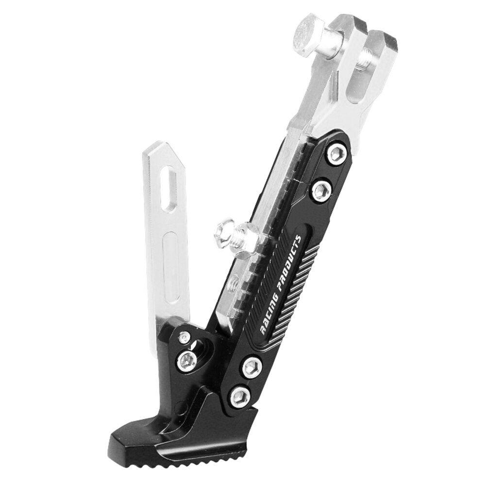 Pata de cabra ajustable para motocicleta eléctrica, soporte lateral para estacionamiento, 1 Uds.: Marrón