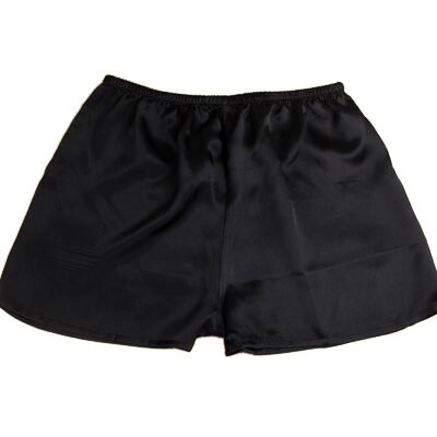 Specialpris sælger! mænd og kvinder er ren silke shorts silke: Sort