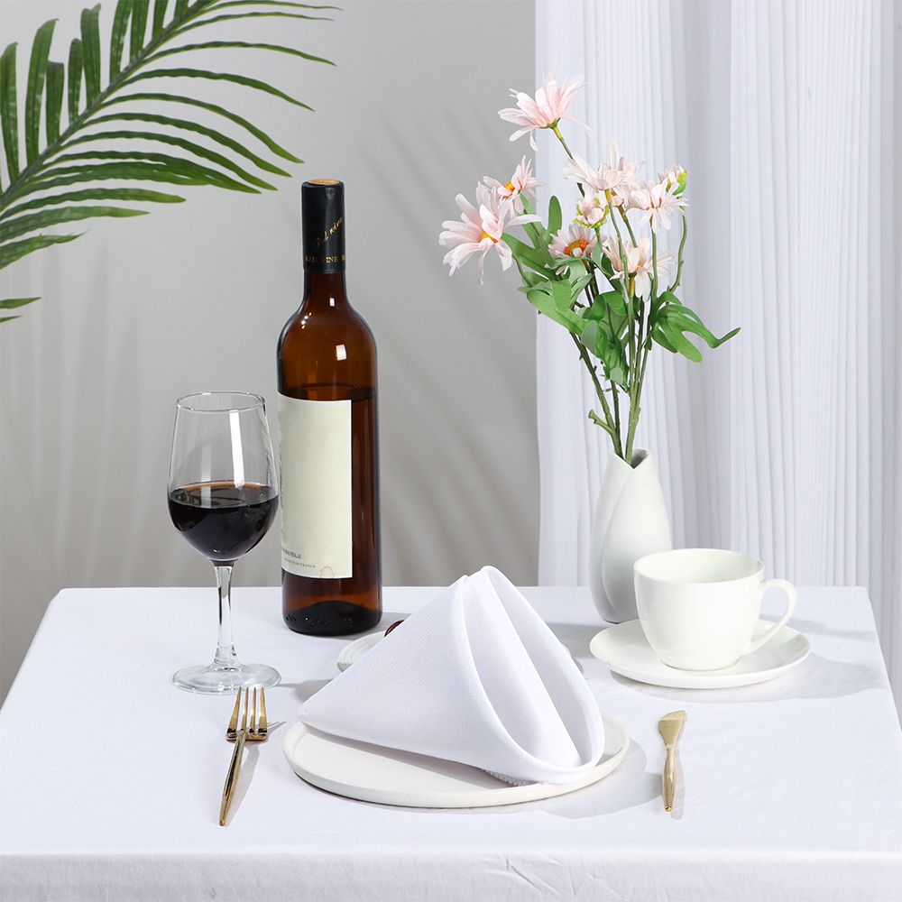 Tovaglioli per la cena rossi solidi