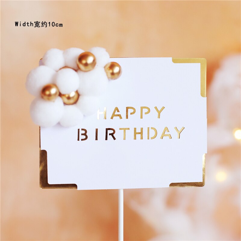 Nobele balletmeisje taarttopper voor verjaardagsfeestjes gouden haarbalboog dessertdecoratie babyshower kind bakken liefde: 1pce verjaardag