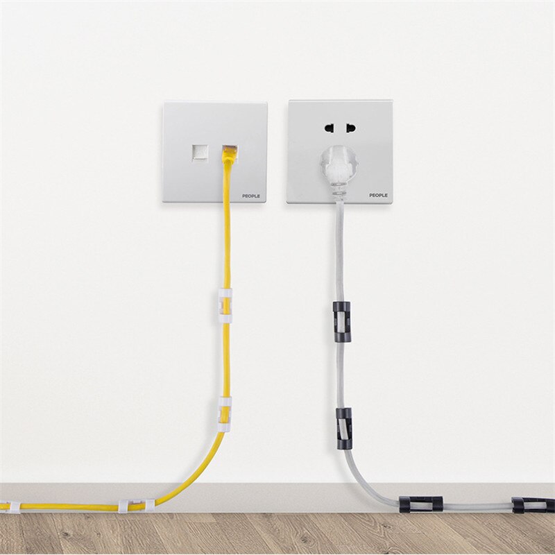 Datakabel Opslag Gesp Kabel Huishouden Draad Opslag Clip Gesp Manager Vaste Kabel Clip Huishoudelijke Datakabel Afwerking Tool