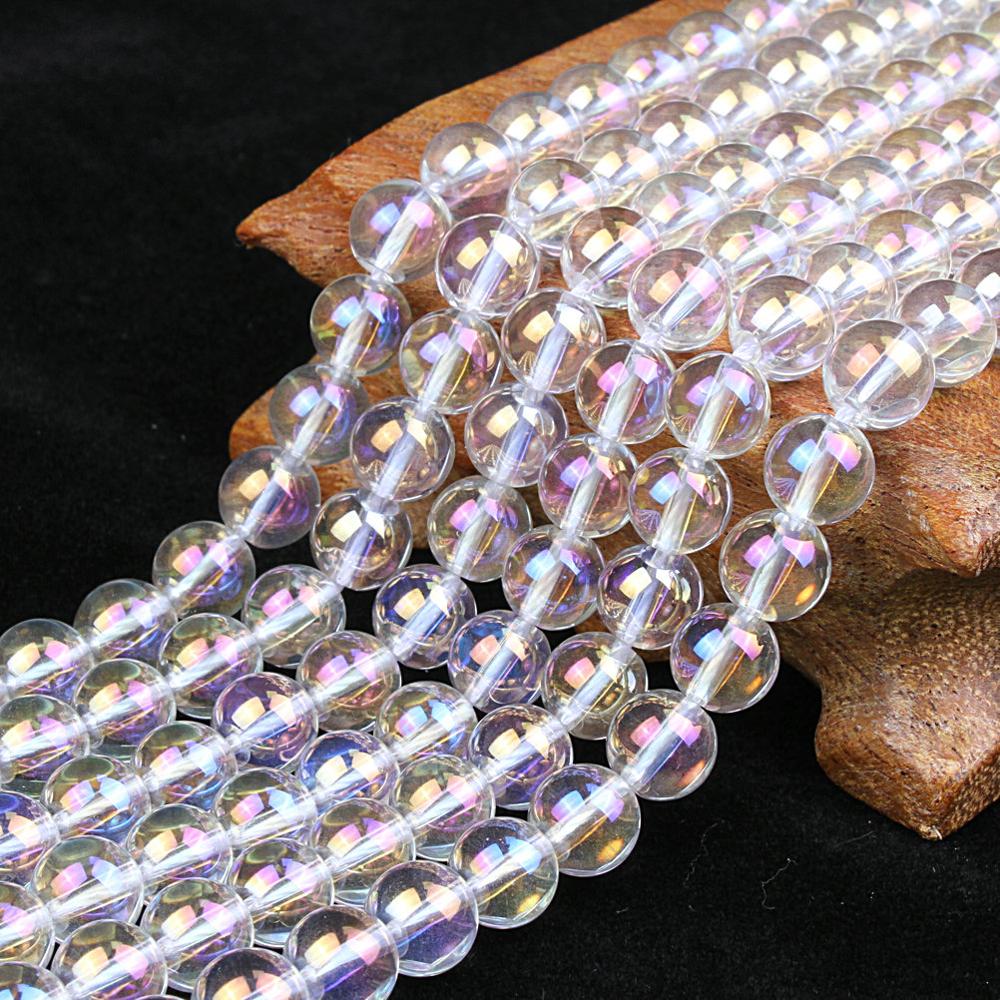 Natural Quartz Crystal Gemstone Loose Beads - 4-12mm - DIY Jewelry Making Necklace Bracelet