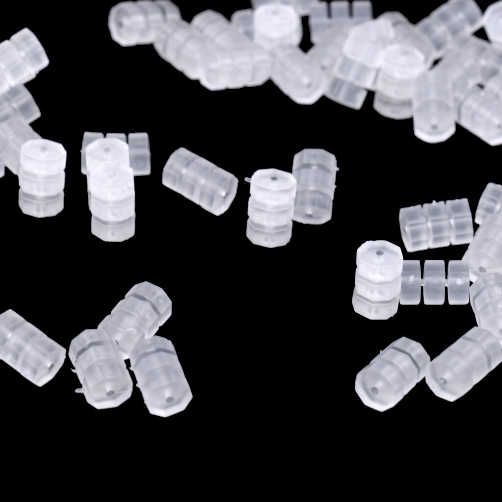 100 Pieces Bike Donuts Cables Housing Cable Donuts O-Rings for 1.1-1.8mm Shift /Brake Cables