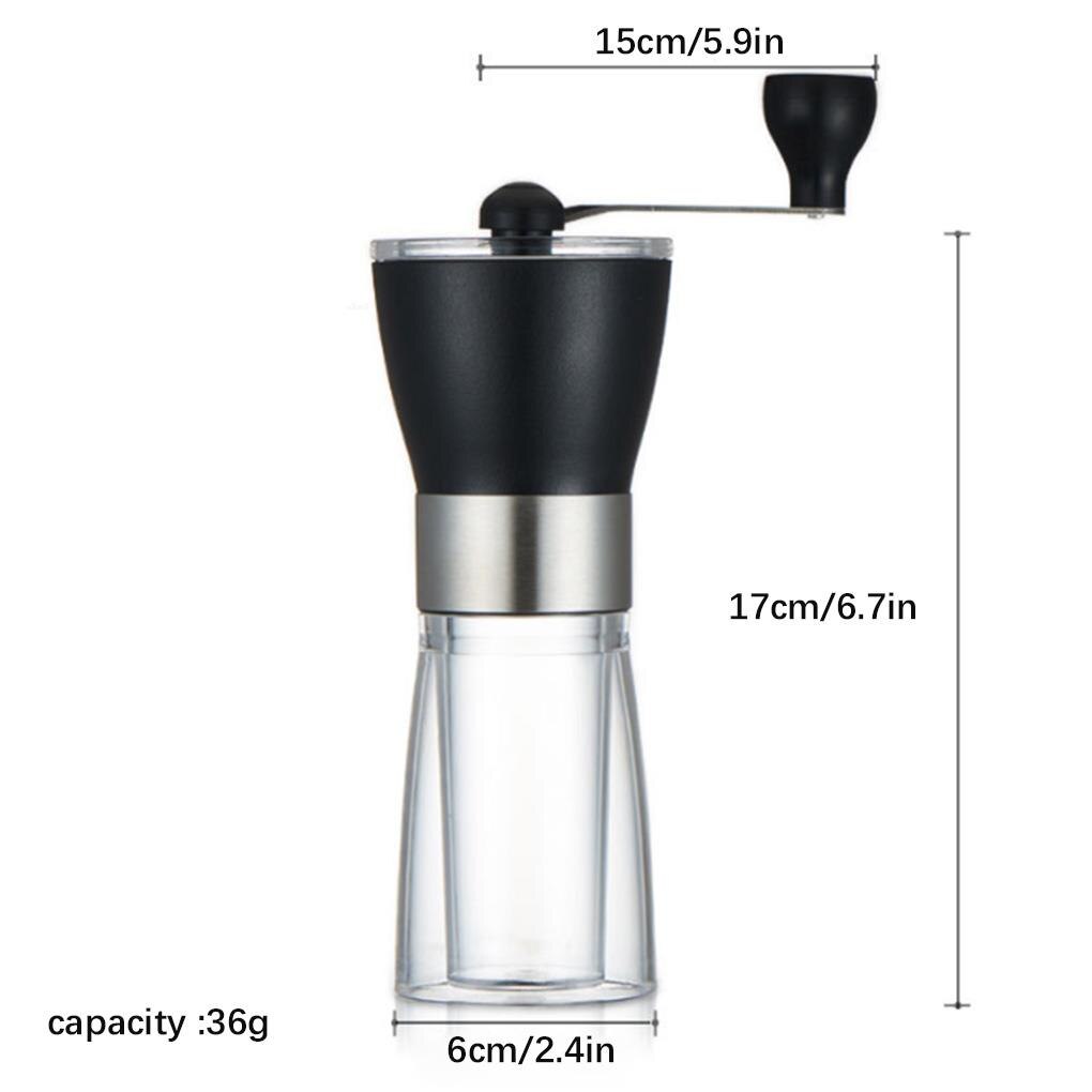 Manual Coffee Grinder Coffee Grinding Machine Adjustable Bean Grinding Miller with Stainless Steel Handle