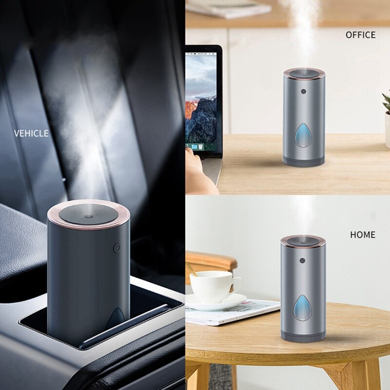 Auto Usb Mini Aroma Diffuser, 260Ml Grote Capaciteit Luchtbevochtiger, Aroma Diffuser Met Indicatielampje