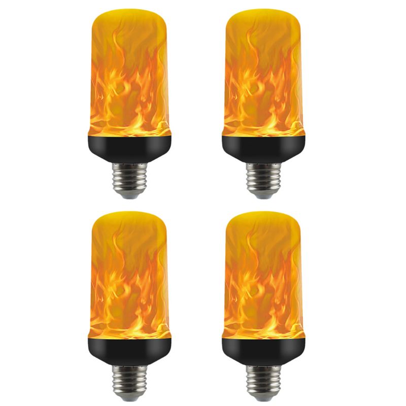Flame Lamp 4 Flickering Light Effect Fire Bulb Wall Light Flickering Lights