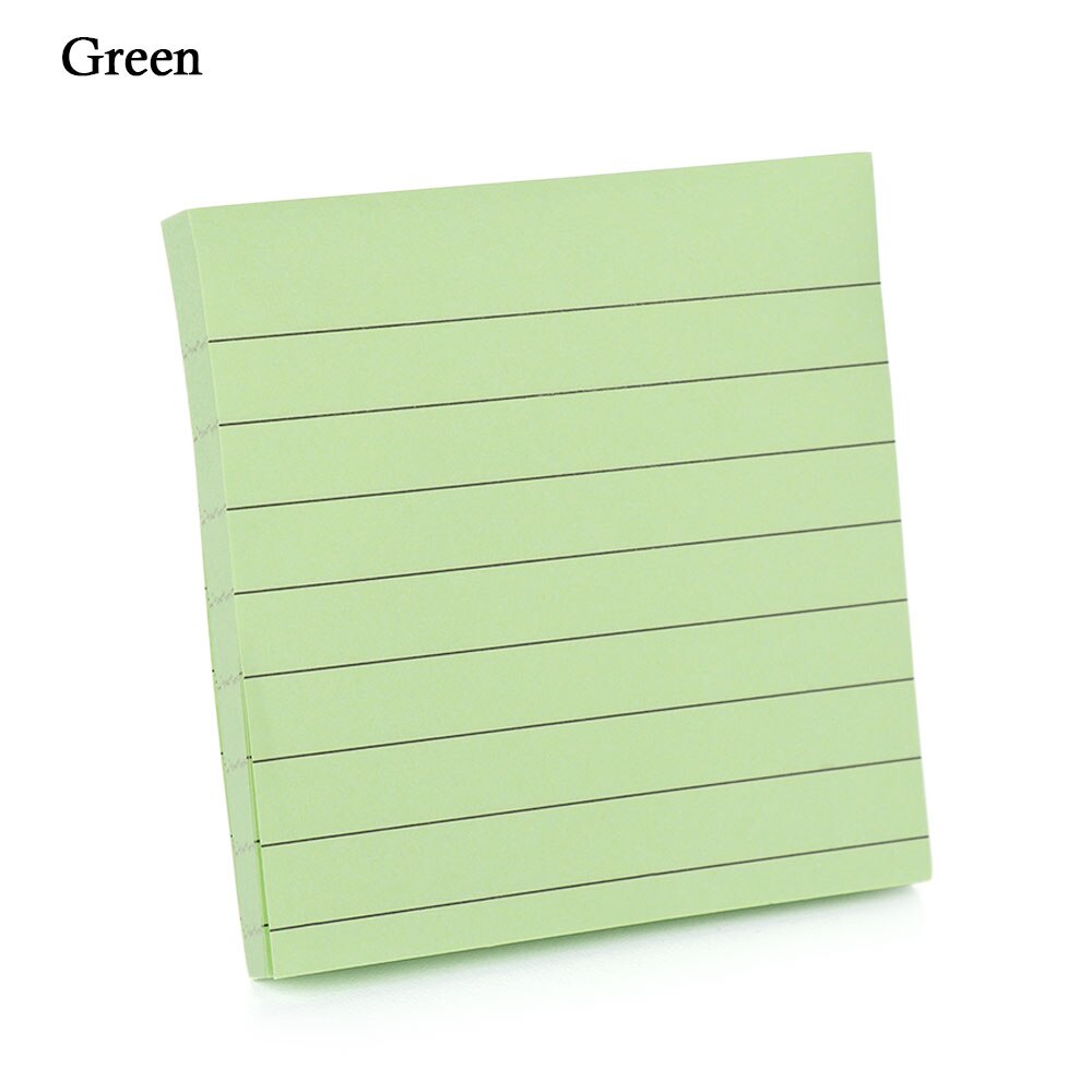 1PC About 80 Pages Office Sticky Notes Memo Pad Bookmark Memo Sticker Paper Adhesive Diary Marker Stationery: green