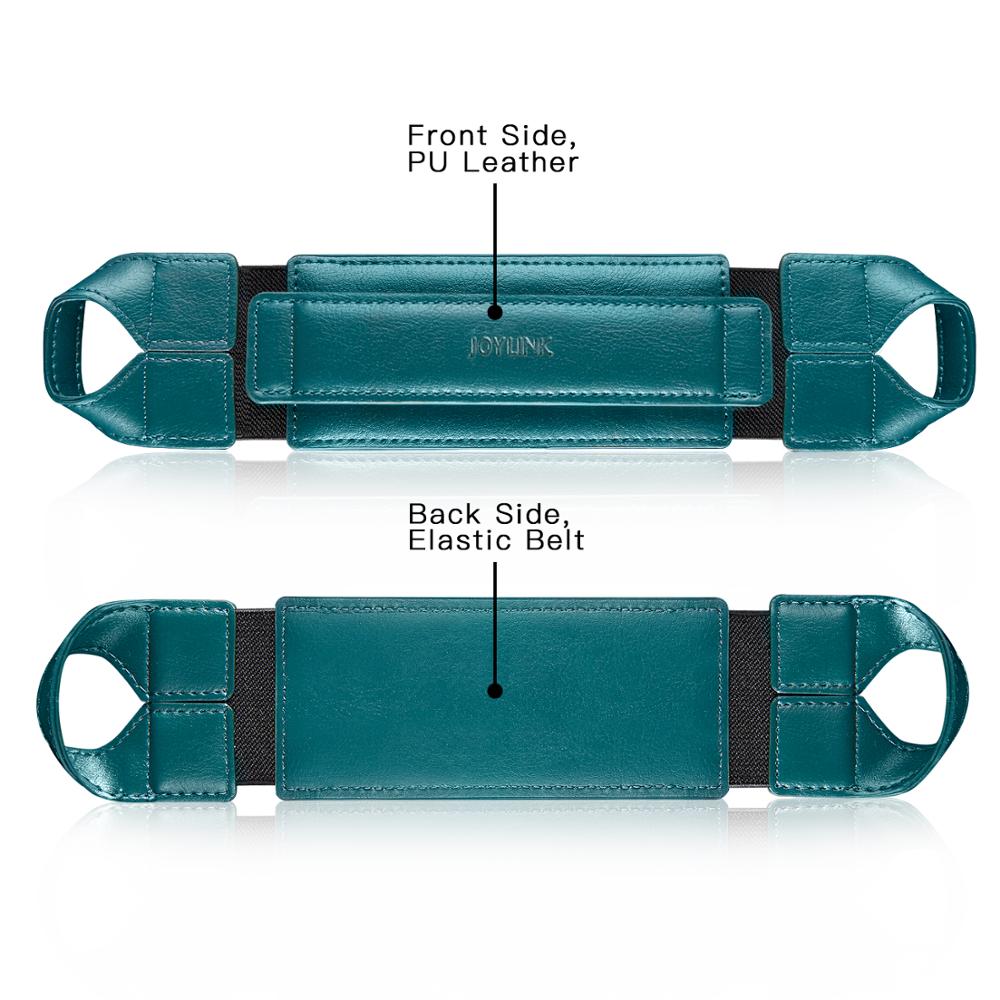 Tablet Hand Holder for iPad 9.7~10.5 inch Joylink 360 Degrees Swivel Generic Leather Handle Grip with Elastic Belt