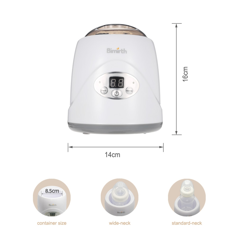 Bimirth Sicher BPA-Freies Konstante Heizung Multifunktions Praktische Milch Heizung Tragbare Baby Flasche Wärmer Esterilizador