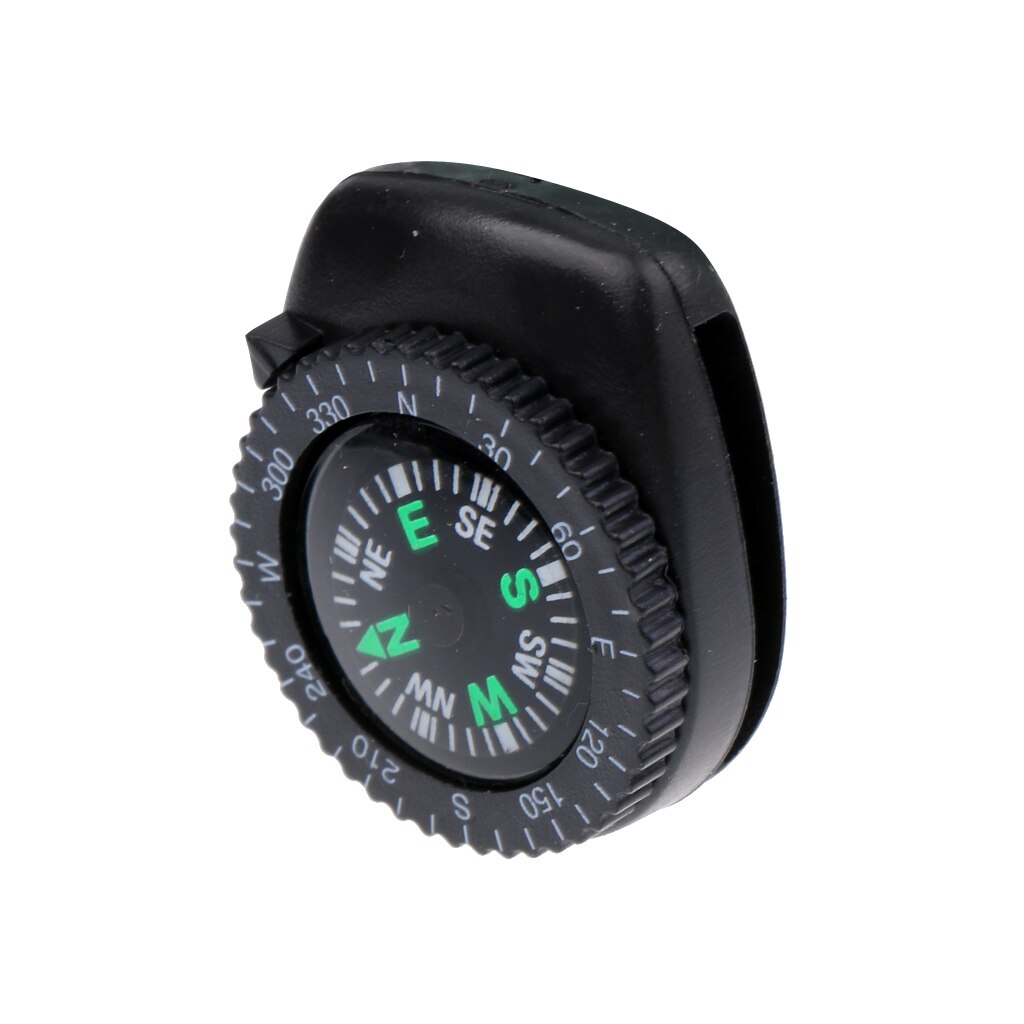 Utomhus kompass set vattentätt för klockarmband, paracord eller armband