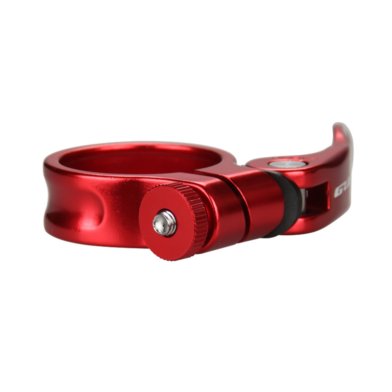 31.8/34.9mm Rode Zadelpenklem Zwart Goud Blauw Titanium Fiets Ultralight Lock Fiets Zadelpennen Klemmen Bike Zadelpen clip GUB