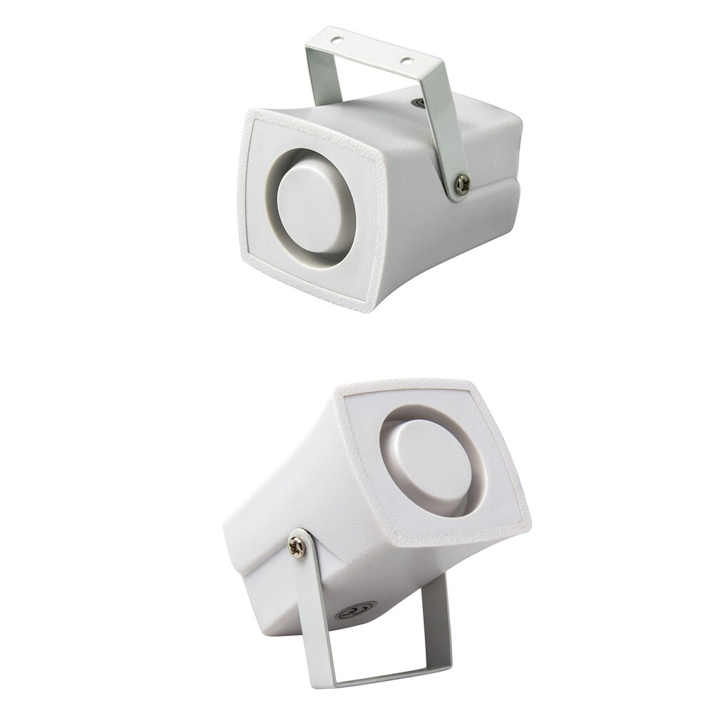 Wired White Mini Siren For Home Alarm Security Systems Mini Siren Loudly Sound for Protection Security 110dB Personal Alarm