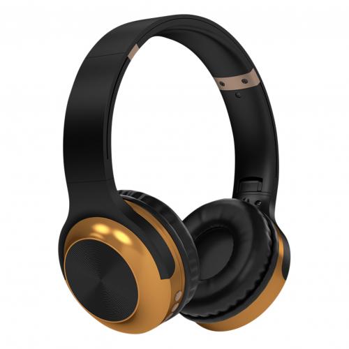 A10 Bluetooth Headphones - Over Ear Stereo Wireless Headset with Mic, Noise Cancelling, SD Card Slot: Black