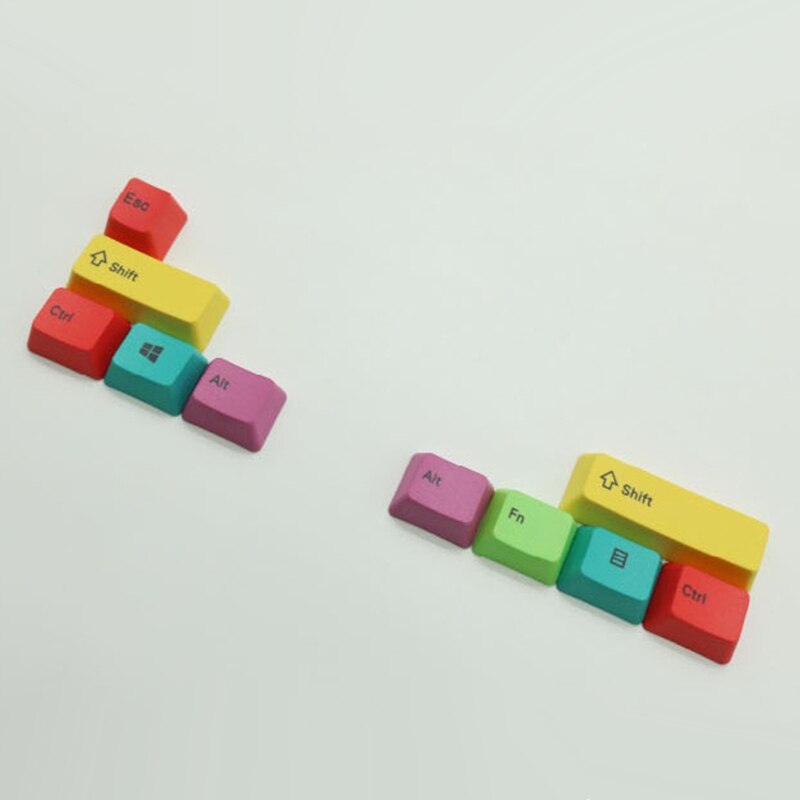 Mac/win mekaaniset näppäimistön näppäimet oem-profiili pbt cmyk modifiers 10 näppäin  n0hc
