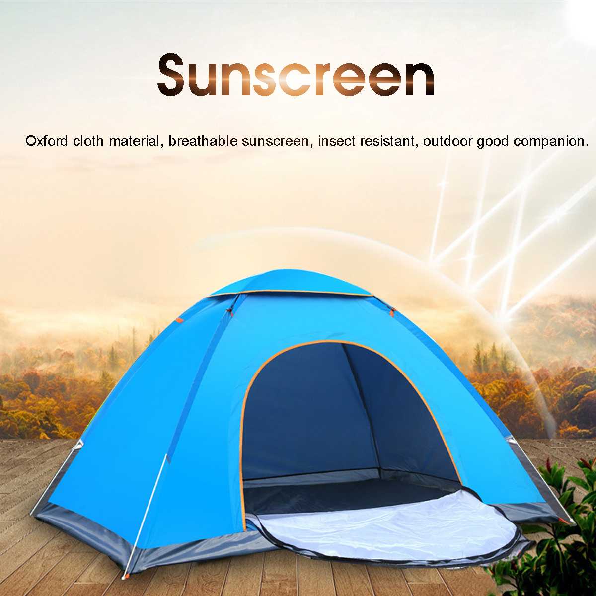 1-4 Person Portable Outdoor Foldable Tent Waterproof Automatic Instant Open Camping Hiking Fishing Travel Tent Anti UV Sun Shade