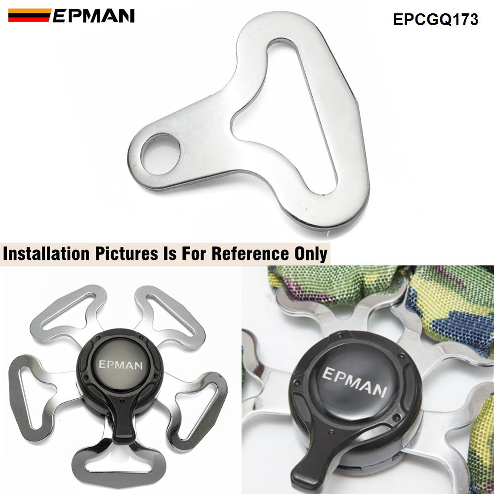 EPMAN Racing ceinture de sécurité pince harnais boulon onglet montage ceinture de sécurité matériel pour 2 "ou 3" ceinture EPCGQ173