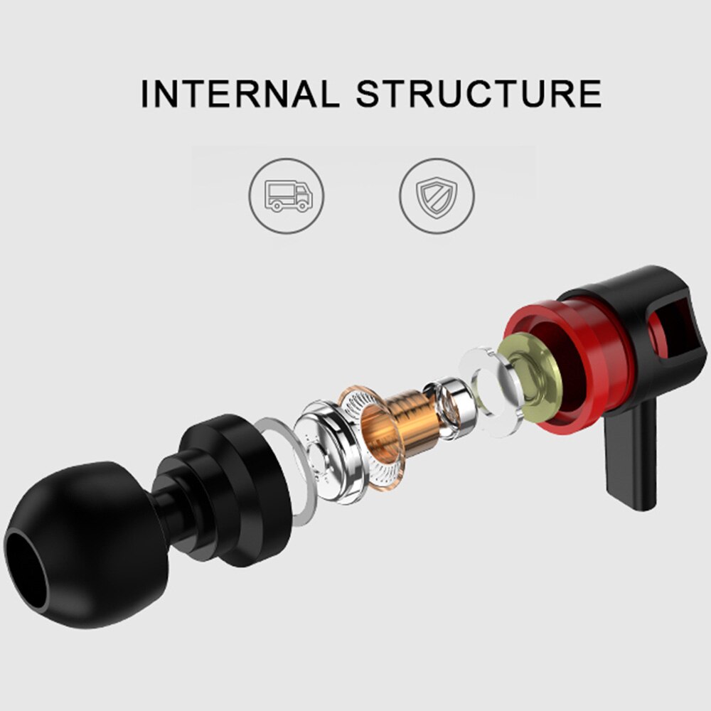 Ptm oordopjes met kabel, in-ear stereo oordopjes, gaming headset oordopjes met microfoon voor iphone voor smartphones  #xj30