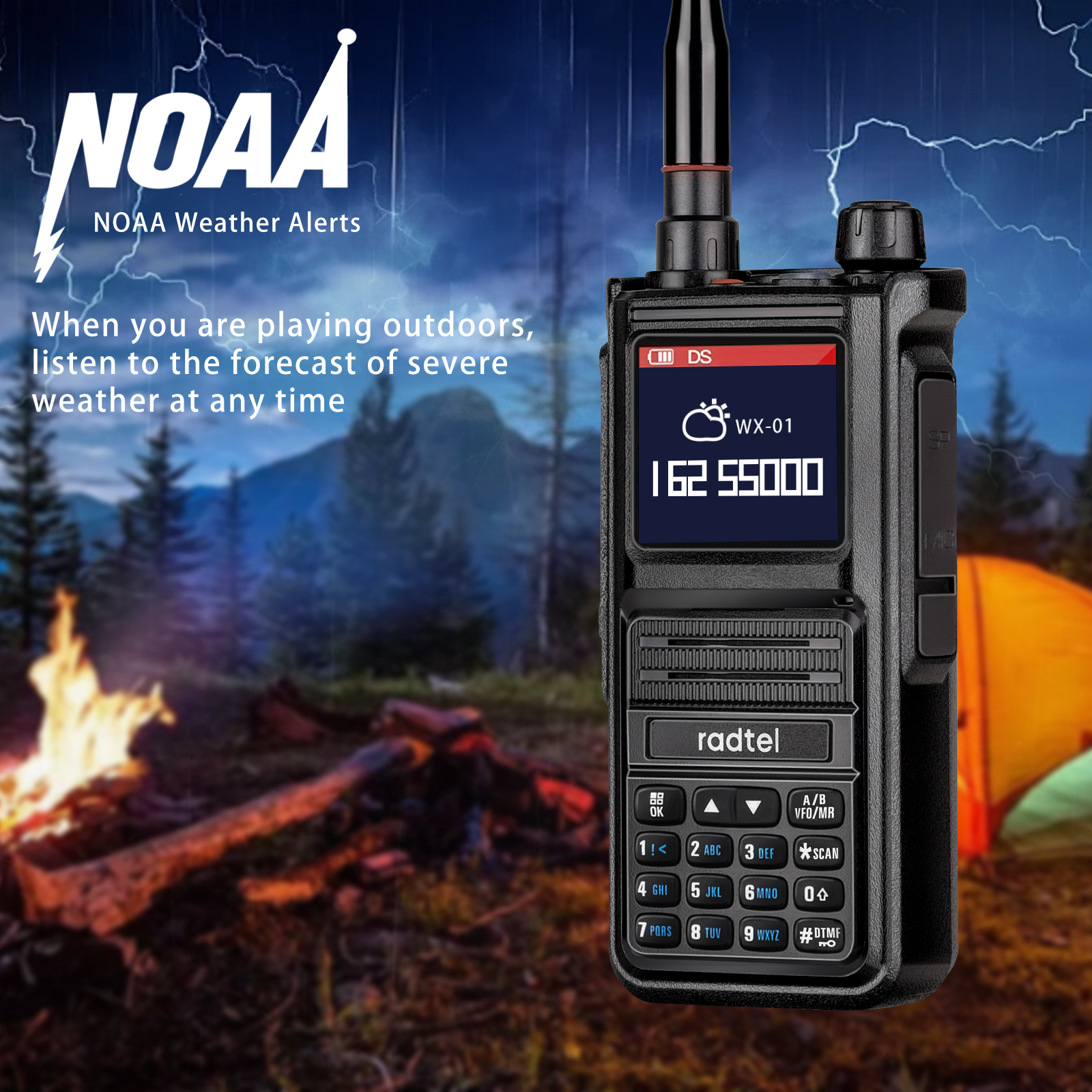 Radtel RT-470X Plus Bluetooth Ham Walkie-Talkies 256CH Air Band Dwukierunkowa stacja radiowa Lotnictwo NOAA Police Marine Transceiver