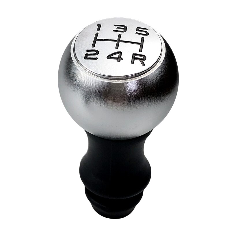Levier de Changement de Vitesse Chromé Mat, Manette pour Voiture Peugeot 106 206 306 406 107 207 307 407 301 308 3008 C2 C3 C4: Matte Black Knob