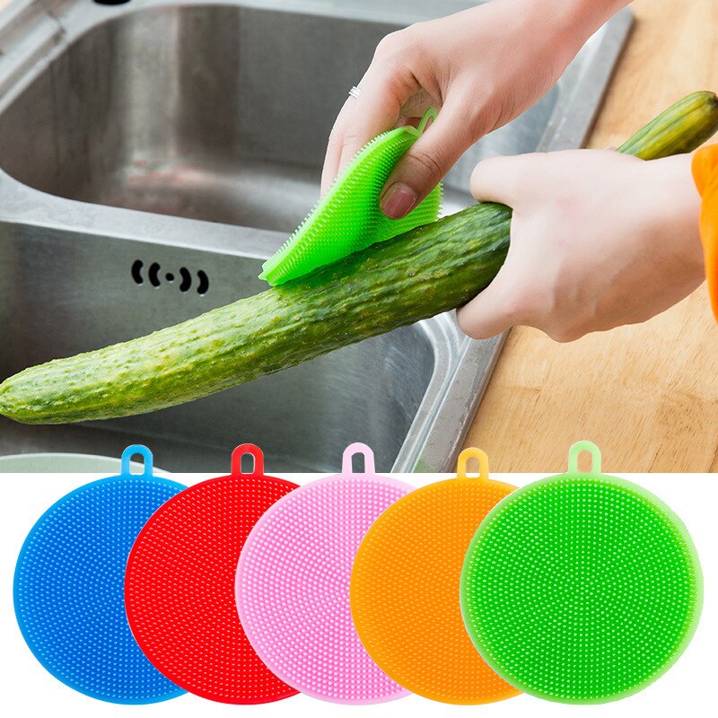 Afwassen Spons Siliconen Reinigingsborstel Vaatwasser Sponzen Afwas Spons Magie Scrubber Huishoudelijke Borstels Kitchen Tools