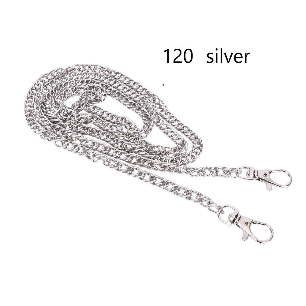 Purse Handbags Shoulder Strap Chain Bags Replacement Handle: 120	silver