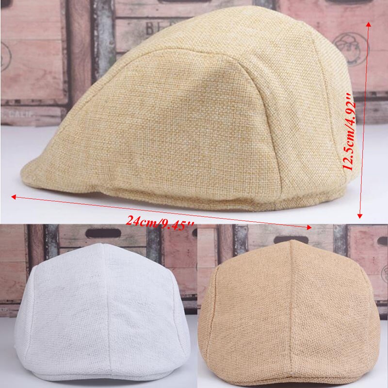 Duckbill Cap Ivy Cap Driving Sun Flat Cabbie Newsboy Hat Unisex Berets British duck tongue Beret