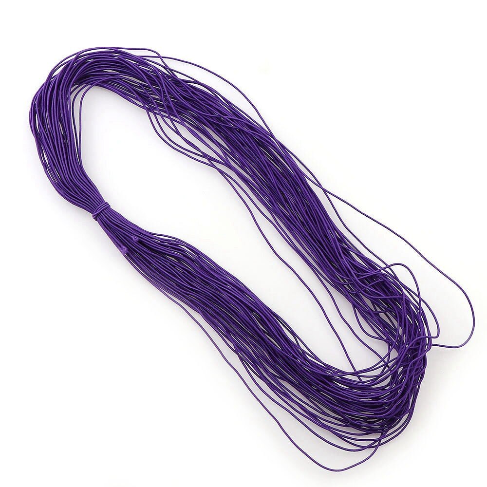 Corde élastique pour noyau élastique | 20 m/ensemble de 14 couleurs, 0.8mm ligne caoutchouc élastique, cordon de perles en Nylon, bracelet à bricoler, collier bijoux couture, accessoires de couture: DK1277-10