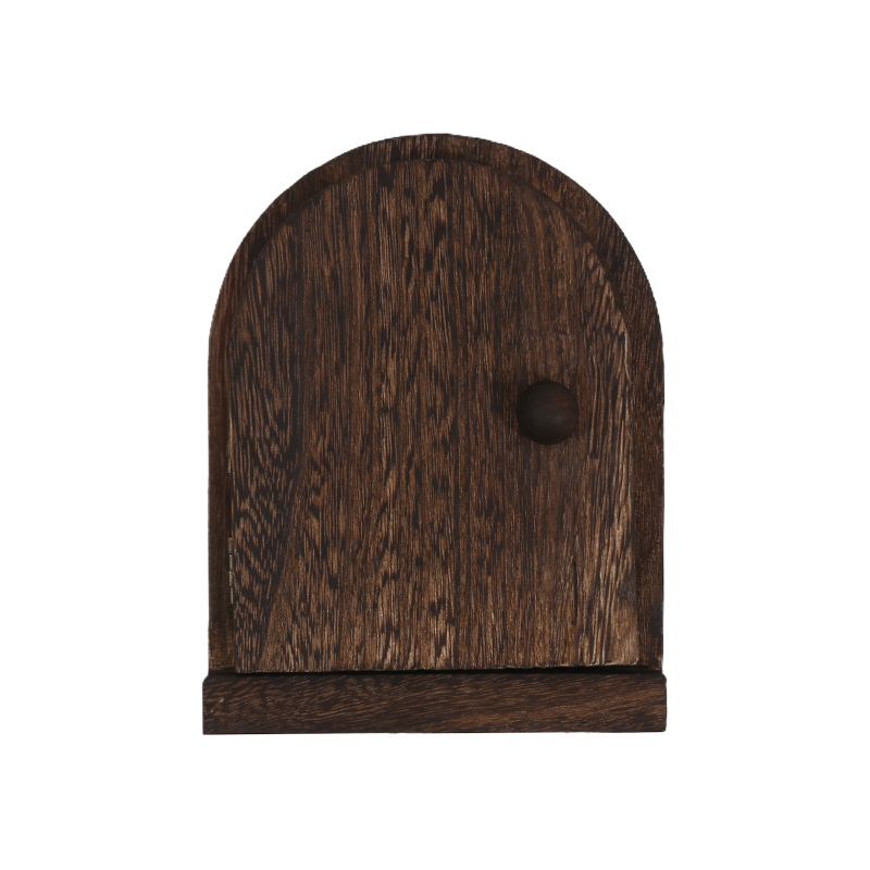 Couvercle de protection pour interrupteur de porte en bois, prise collée, cadre décoratif, boîtier anti-prise électrique, mur moderne, maison créative: Chocolat