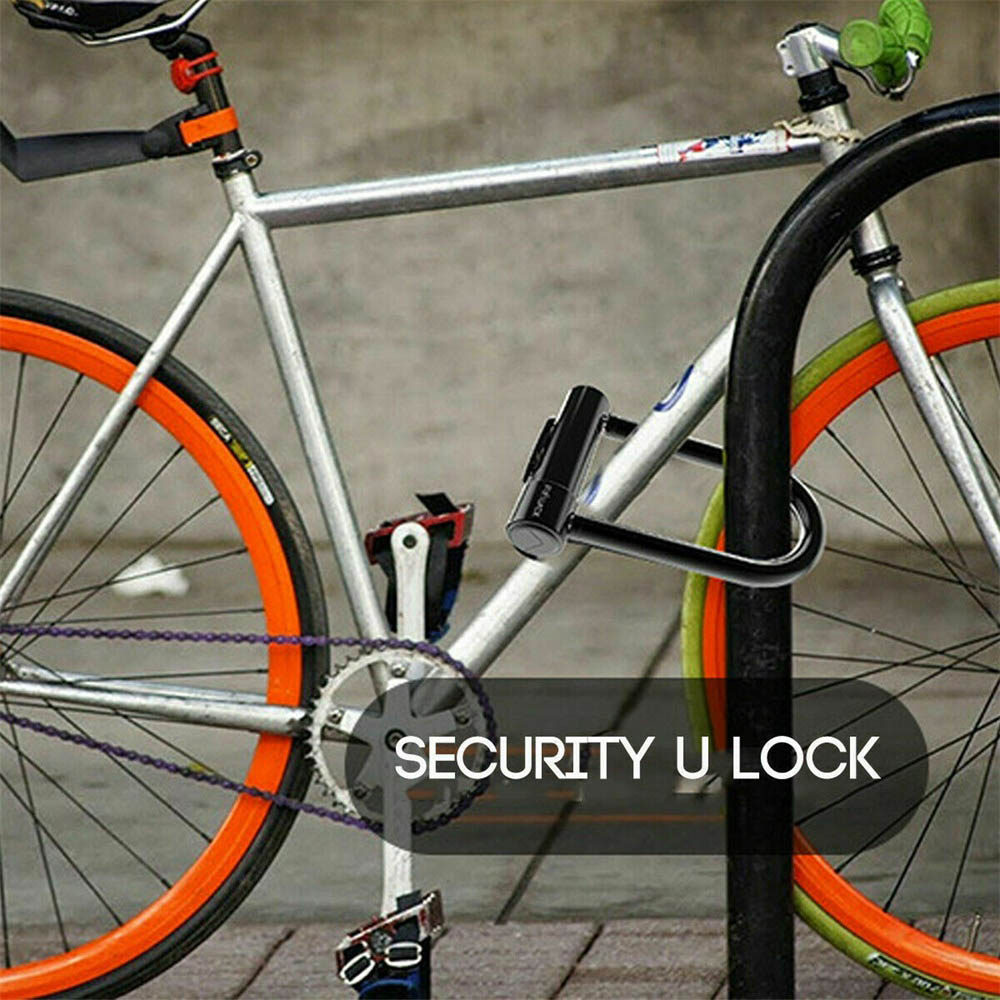 Bicycle U Lock Strong Security Anti-theft Locks for MTB Road Mountain Bike Motorbike Motorcycle Cycle Scooter Bicycle Accessory