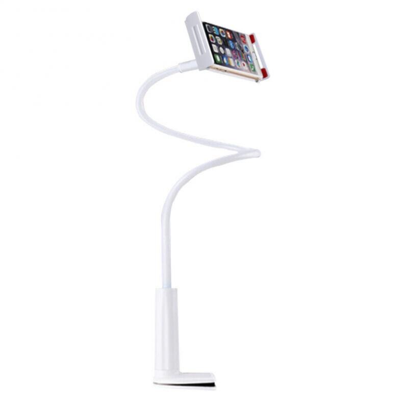 Mr. Bai Lazy Bed Desktop Mobiele Telefoon Stand Houder Universele Car Mount Clip Flexibele Bureau Tafel Bed Clips Beugel 360 ° rotatie