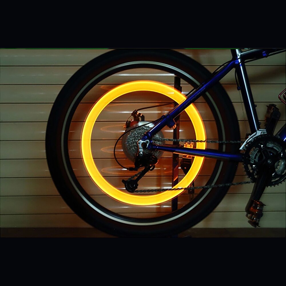 2 stk billys neonlys luftdeksel dekkfelg ventilspindel ledlampe blitsfarge dekk hjulventilhette lys bildekkventil