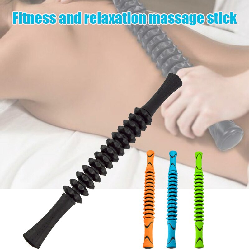 Muskelavlastningsmassager yoga redskap roller stick kroppsmassage avslappningsverktyg för idrottare tränare  xd88