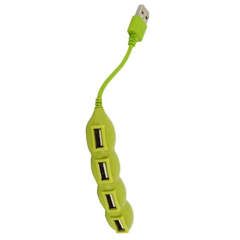 Cute Pea USB 2.0 HUB 4 Port Splitter Adapter Cable for Laptop PC