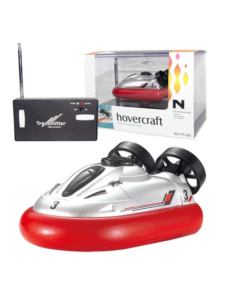 Mini RC Hovercraft Remote Control Model Jet Boat Radio R/C Turbo Motor Classic Electric Speedboat Boy Toy