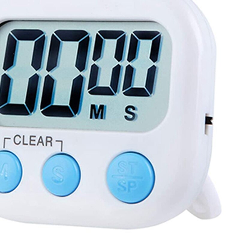 4 Pack Digital Kitchen Timer, Cooking Timers, Loud Alarm, Backing Stand, Minute Seconds Count Up Countdown