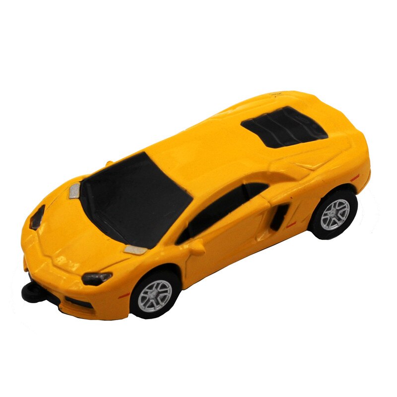 JASTER mini sport voiture forme clé usb 32GB 16GB 64GB cool clé usb stylo lecteur renault usb flash lecteur jouet: 8 GO / Yellow