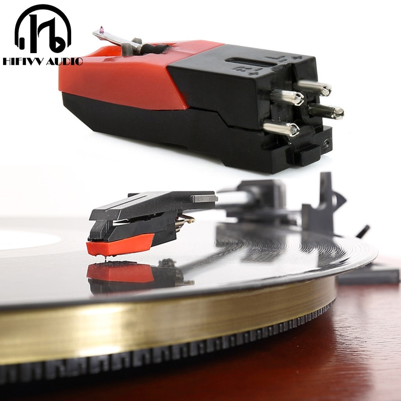 Turntable Stylus Needle of Turntable Record Player Gramophone Accessories MM Magnetic Cartridge Stylus with LP Vinyl Needle